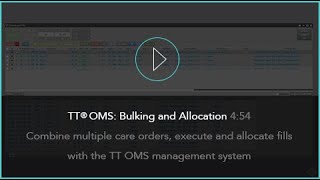 TT® OMS: Bulking and Allocation 