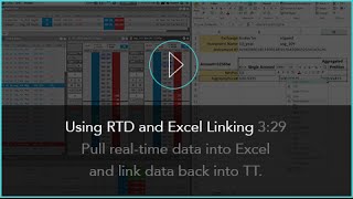 Using RTD (RealTimeData) and Excel Linking 