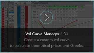 Vol Curve Manager for Options Trading